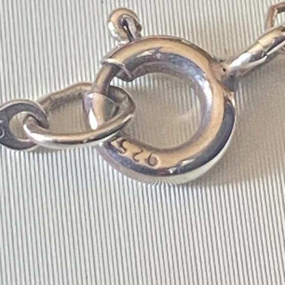 Authentic Tiffany & Co Elsa Peretti Sterling Silver Heart Pendant Necklace 16" - Picture 8 of 8